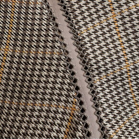 Ralph Lauren Collection 2017 Ramona Brown Multi Houndstooth Dress - Picture 8 of 16